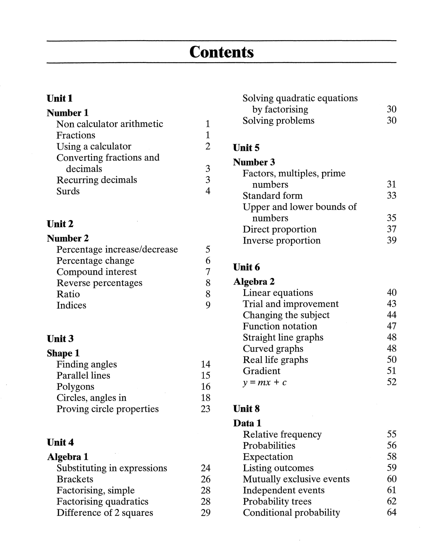 Essential Mathematics for GCSE - Higher - Homework Book